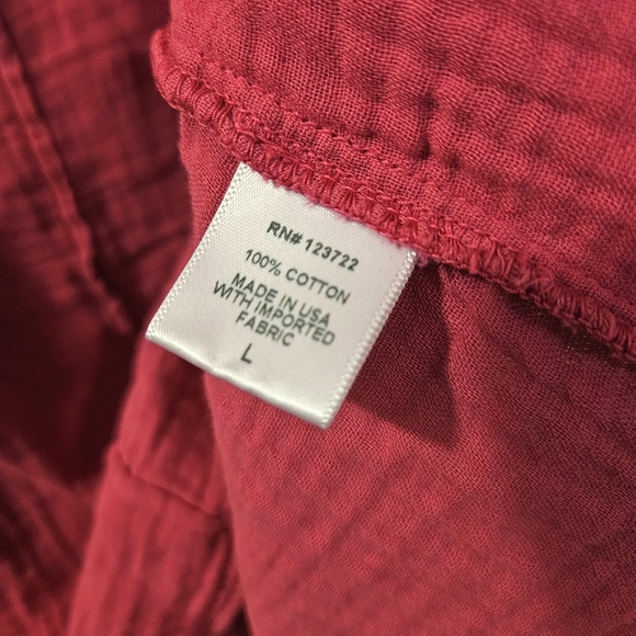 Xirena - Carrie Top in Lipstick Pink - Size L - Picture 6 of 7